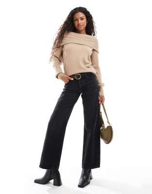 Threadbare Off The Shoulder Sweater