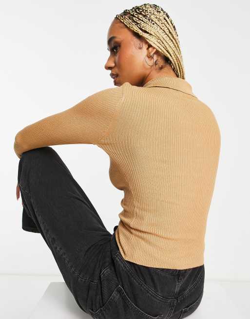 Threadbare - Olive - Pull à col polo - Taupe, 2 de 4