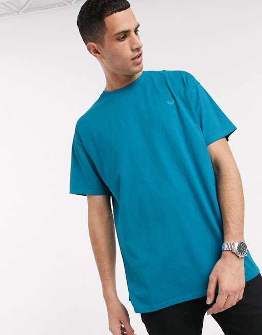 Threadbare organic oversized t-shirt in blue