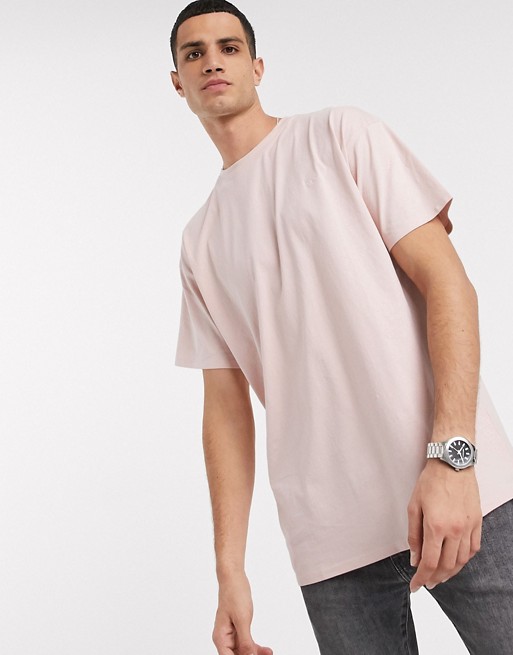 Threadbare organic oversized t-shirt in pink