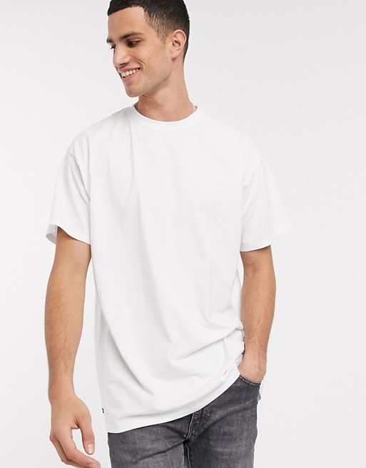 Threadbare organic oversized t-shirt in white