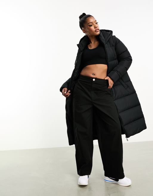 Puffer coat discount with side zipper