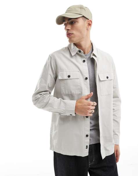 Threadbare - Overshirt in gebroken wit - view 1