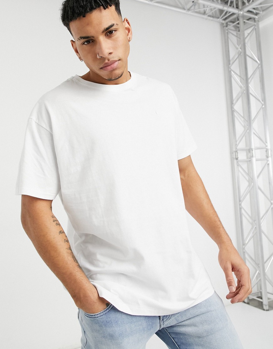 Threadbare – Oversize-T-Shirt in Weiß