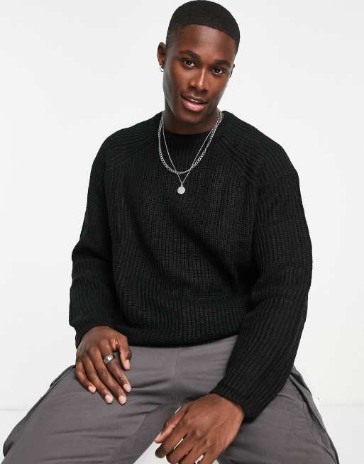 Oversized Heavy Knitted Sweater Threadbare Oversized Heavy