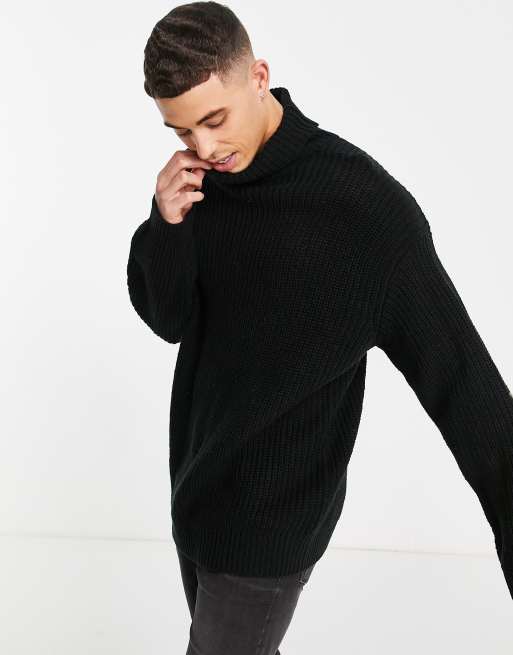 Thick polo neck jumper sale