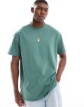 [Threadbare] Threadbare oversized heavyweight t-shirt in green S GREEN