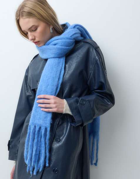 Threadbare oversized scarf i koboltblå - view 1