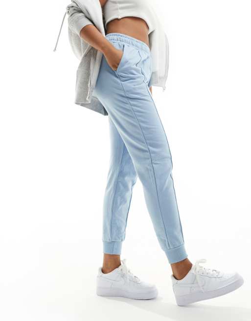 Threadbare paneled sweatpants in blue