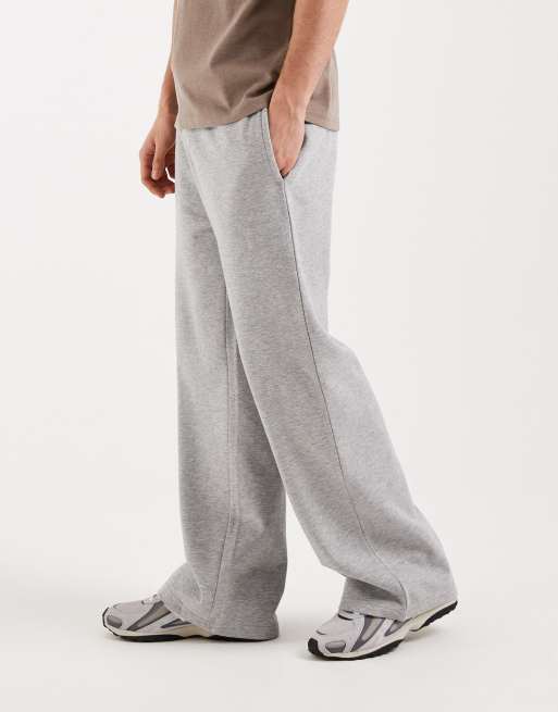 Threadbare - Pantalon de jogging large - Gris chiné, 3 de 5
