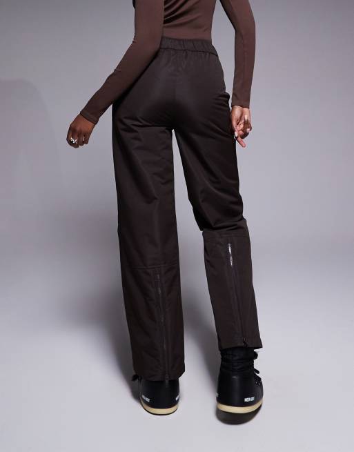 Threadbare - Pantalon de ski d'ensemble à poches - Marron chocolat, 2 de 5