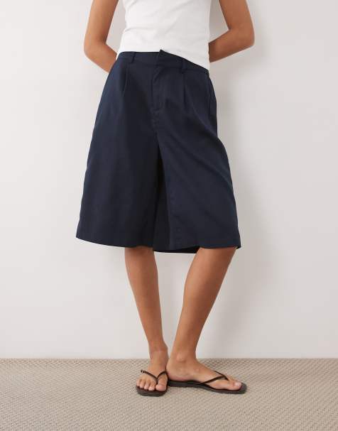 Threadbare - Pantaloncini bermuda sartoriali blu navy - view 1