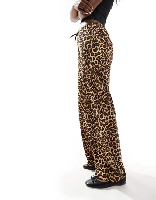 Threadbare - Pantaloni con stampa leopardata, 5 di 5