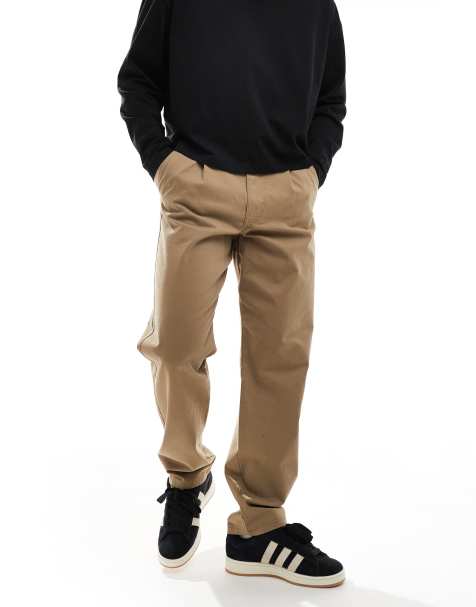 Threadbare pants in dark stone - view 1