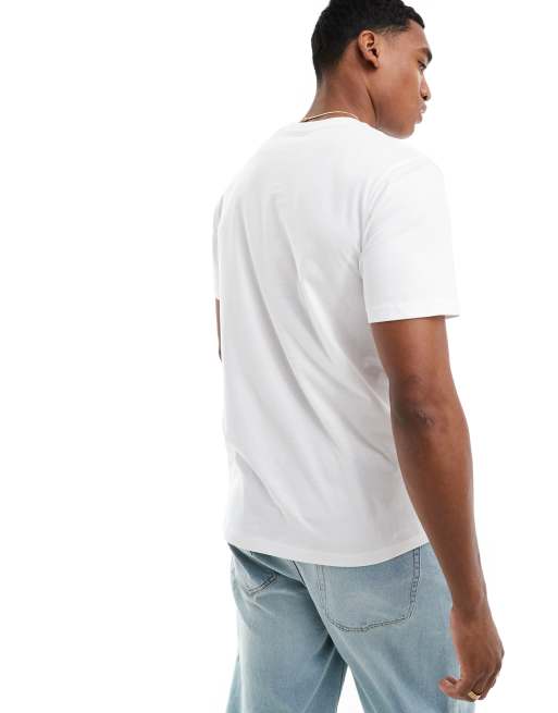 Threadbare parrot embroidery T-shirt in white | ASOS