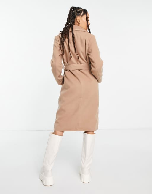 Asos petite camel coat best sale