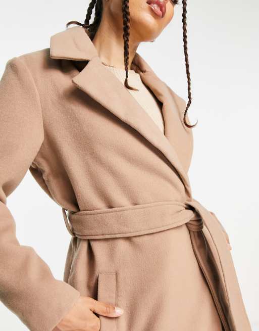 Asos petite clearance camel coat