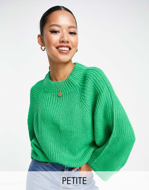 Petite 2025 green sweater