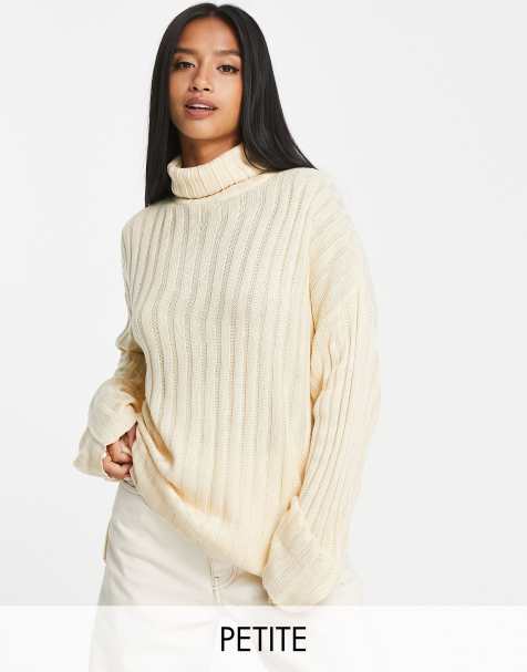 Chunky Roll Neck Jumper with Wool, Clothing Sale