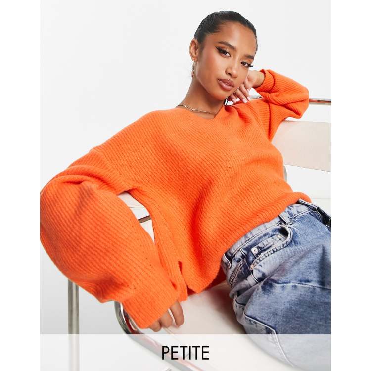 Orange 2025 fluffy jumper