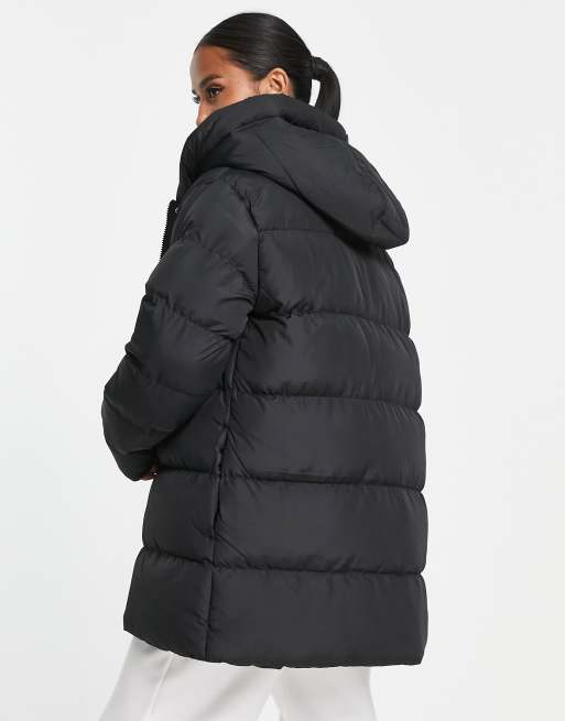 Threadbare Petite - Hayley - Mellemlang dynefrakke i sort , 2 af 4