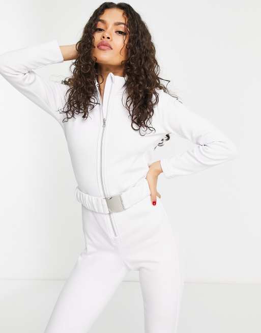 Threadbare Petite Ski Jumpsuit in WeiB ASOS