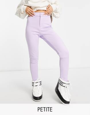 Threadbare Fitness Petite Threadbare Petite Ski Pants In Lilac-purple