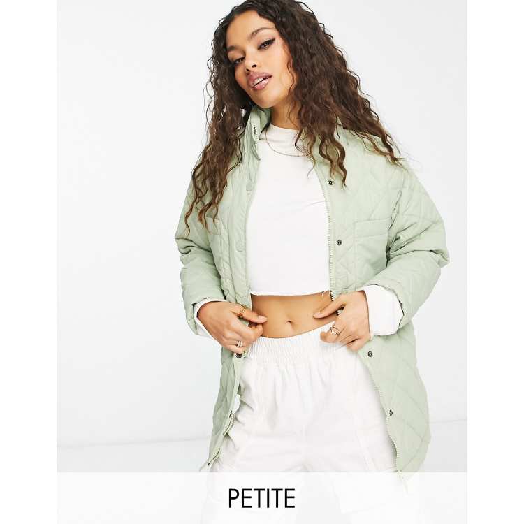 Embellished Utility Jacket - Sage