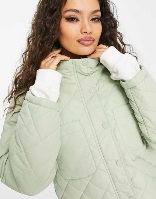 Women's Quilted Jacket  Womens quilted jacket, Quilted jacket, Jackets