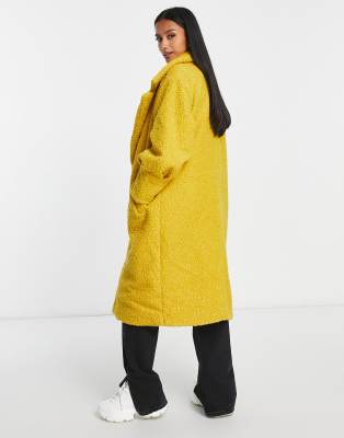 mustard petite coat