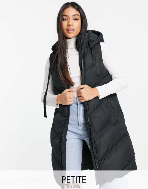 longline gilet petite