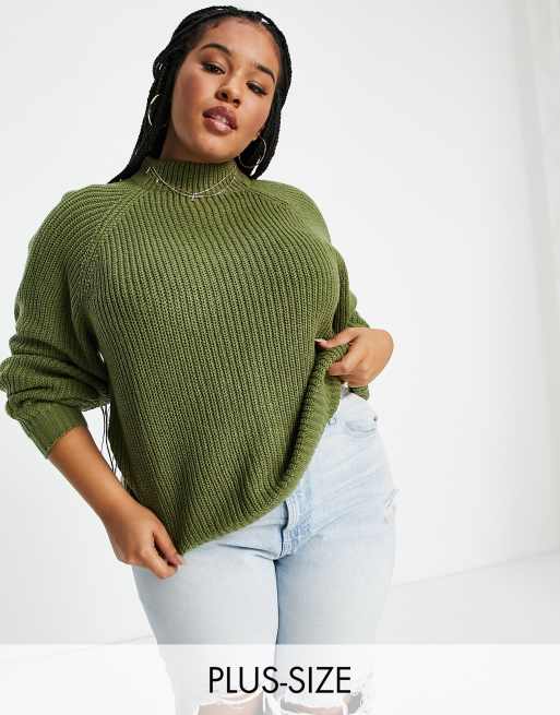 turtleneck sweater with puff sleeves see by chloe pullover