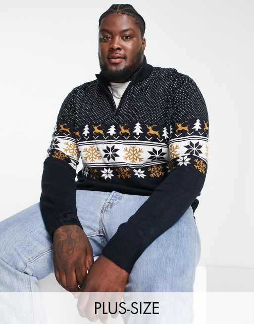 Asos plus shop size christmas jumper