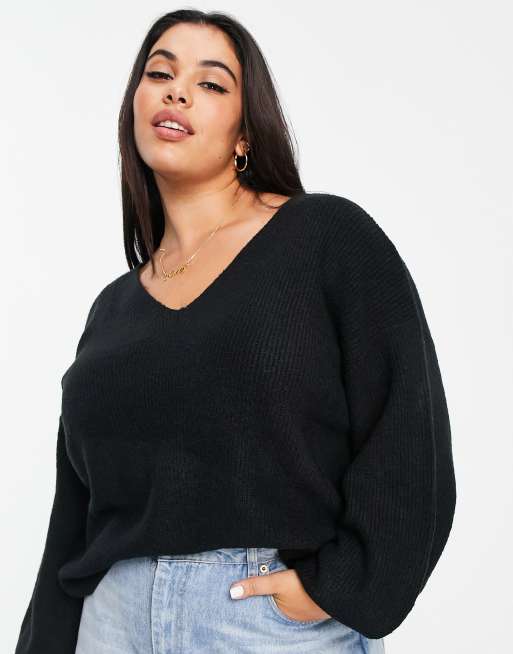 Plus size 2025 fluffy jumper