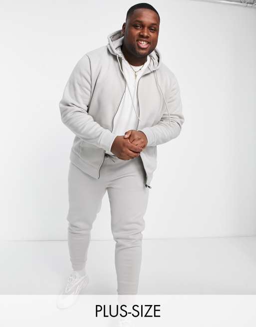 Mens grey tracksuit discount asos