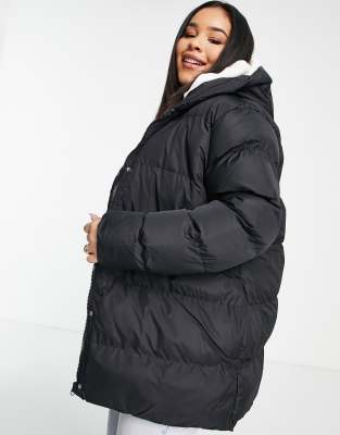 mid length puffa coat