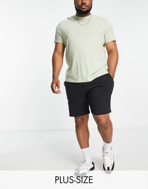 Plus size hot sale jersey shorts