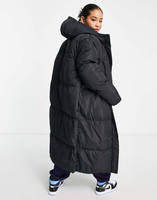 Threadbare Plus Jodie maxi puffer coat in black, 2 of 4