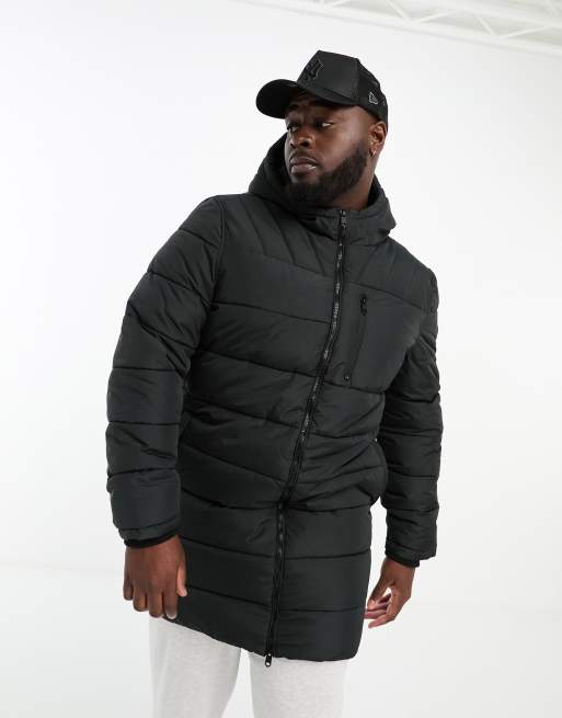 Threadbare hooded shop padded jacket