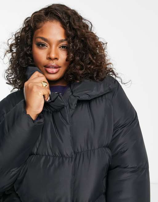 Double breasted hot sale puffer coat