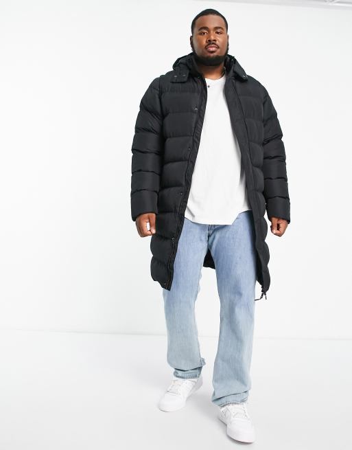 Black hooded ultimate sales puffer jacket