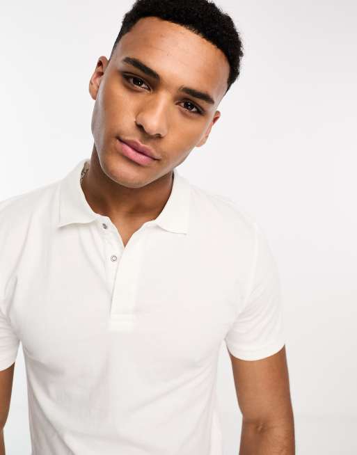 Threadbare polo in white | ASOS