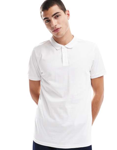 Threadbare – Polohemd in Weiß - view 1