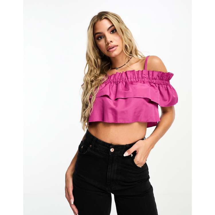 Pink Tiered Cami Top, Women