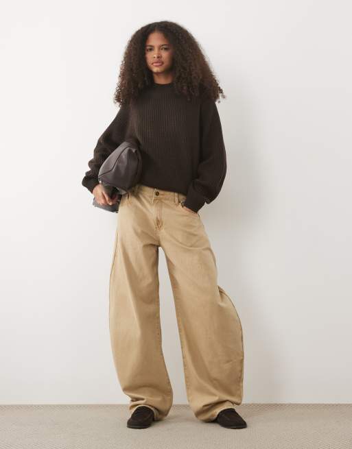 Threadbare - Pull col montant - Marron, 4 de 4