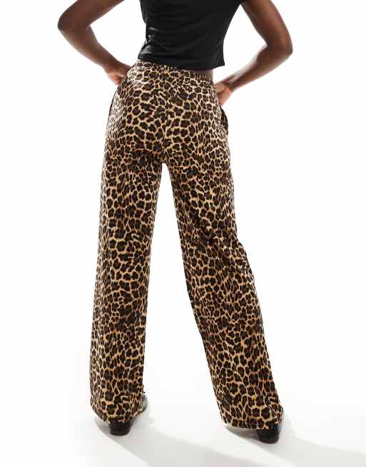 Threadbare - Pull-on-bukser med leopardprint, 3 af 5