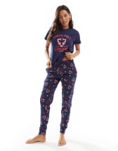 Lipsy Ensemble pyjama avec inscription Drama Queen Multicolore ASOS