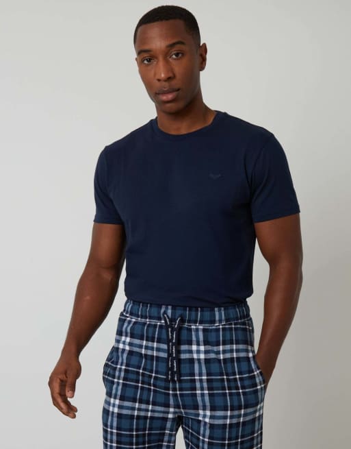 Threadbare Pyjama set in navy, 4 of 5