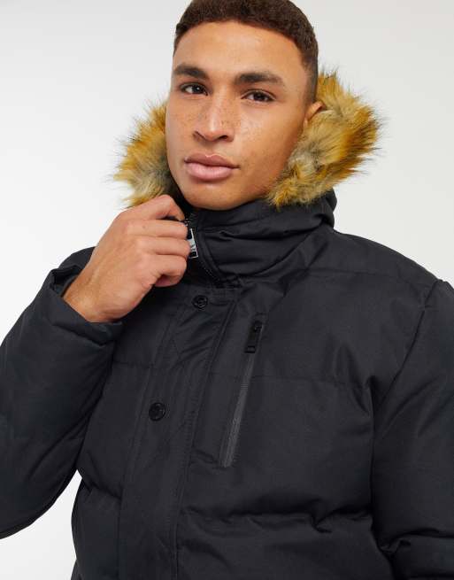 Threadbare hooded 2024 parka jacket