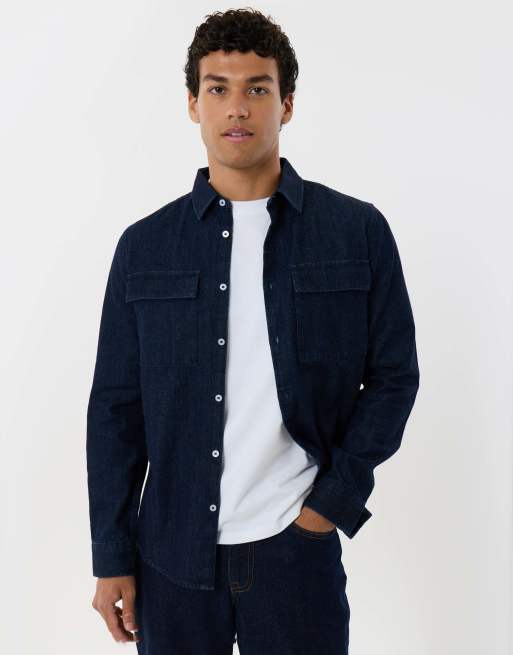 Threadbare Regular fit denim shirt in rinse wash, 5 of 5